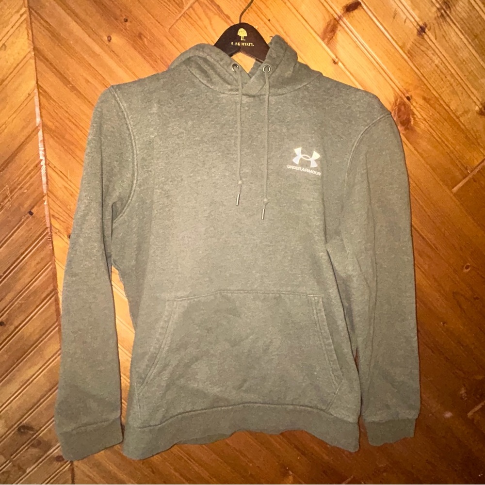 UA hoodie green mens small